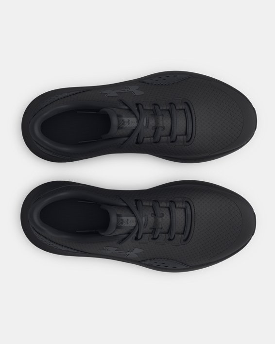 Boys' Grade School UA Surge 4 Running Shoes, Black, pdpMainDesktop image number 2